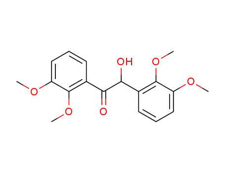 Molecular Structure of 5653-61-2 (1,2-bis(2,3-dimethoxyphenyl)-2-hydroxy-ethanone)