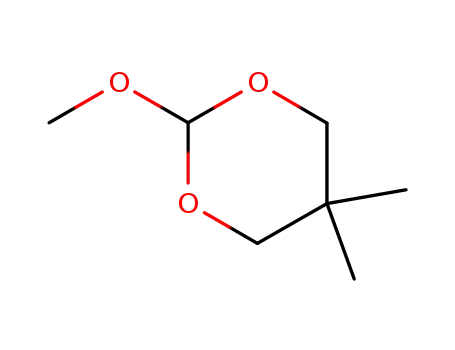 Molecular Structure of 78319-58-1 (2-METHOXY-5,5-DIMETHYL-1,3-DIOXANE)