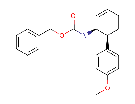 benzyl cis-6-(4-methoxyphenyl)-2-cyclohexen-1-yl carbamate