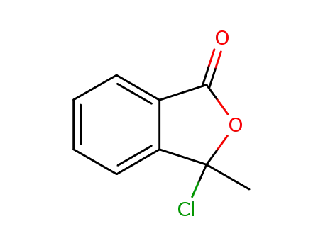 Molecular Structure of 19339-65-2 (1(3H)-Isobenzofuranone, 3-chloro-3-methyl-)