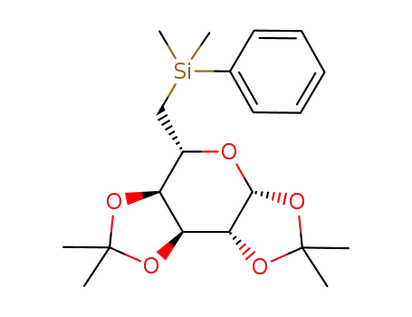 6-deoxy-6-(dimethylphenylsilyl)-1,2:3,4-di-O-isopropylidene-β-L-altropyranose