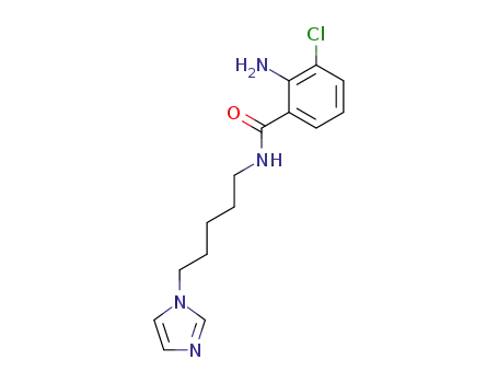 2-Amino-3-chloro-N-(5-imidazol-1-yl-pentyl)-benzamide