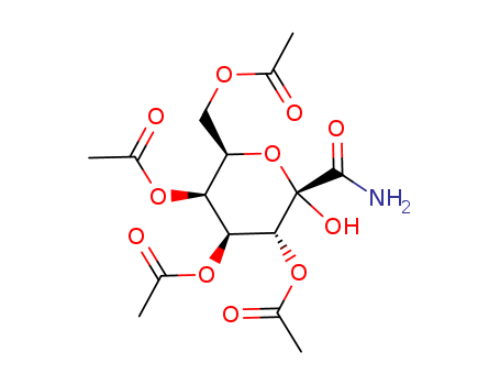 C-(2,3,4,6-TETRA-O-ACETYL-1-HYDROXY-β-D-GALACTOPYRANOSYL) FORMAMIDE
