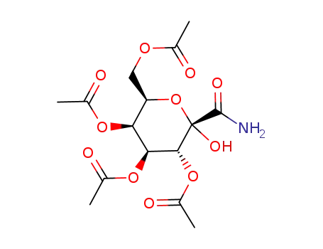 C-(2,3,4,6-TETRA-O-ACETYL-1-HYDROXY-BETA-D-GALACTOPYRANOSYL) 포름아미드