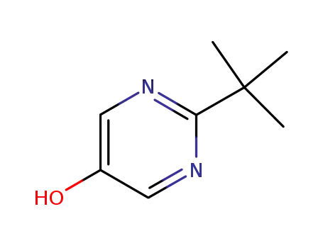 Molecular Structure of 85929-96-0 (2-tert-Butylpyrimidin-5-ol)