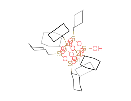 1-hydroxy-3,5,7,9,11,13,15-hepta(cyclohexyl)pentacyclo[9.5.1.13,9.15,15.17,13]octasiloxane