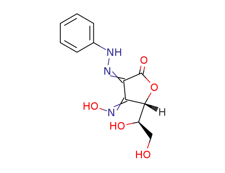 D-erythro-2,3-hexodiulosono-1,4-lactone 2-(phenylhydrazone) 3-oxime