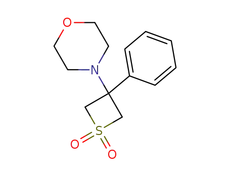 4-(1,1-dioxido-3-phenylthietan-3-yl)morpholine