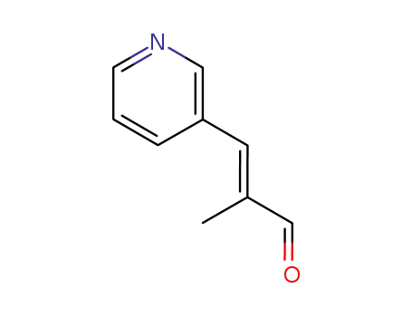 Molecular Structure of 66702-72-5 (2-Propenal, 2-methyl-3-(3-pyridinyl)-, (E)-)