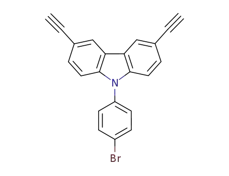 9-(4-bromophenyl)-3,6-diethynyl-9H-carbazole