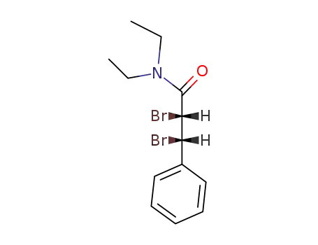 Molecular Structure of 6628-47-3 (2,3-dibromo-N,N-diethyl-3-phenylpropanamide)