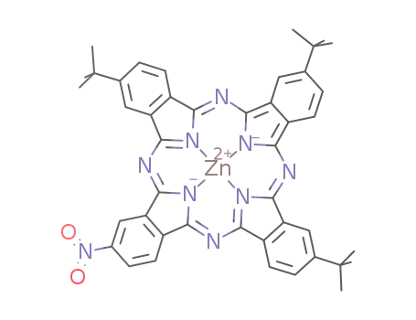 zinc(II) 9,16,23-tri-tert-butyl-2-nitrophthalocyanine