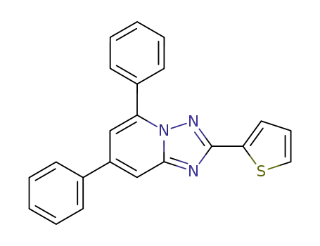 5,7-Diphenyl-2-thiophen-2-yl-[1,2,4]triazolo[1,5-a]pyridine