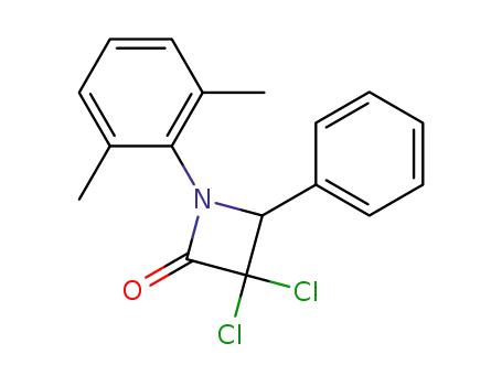 3,3-Dichloro-1-(2,6-dimethyl-phenyl)-4-phenyl-azetidin-2-one