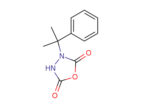 Molecular Structure of 60104-03-2 (3-(1-methyl-1-phenyl-ethyl)-[1,3,4]oxadiazolidine-2,5-dione)