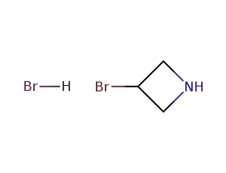 Molecular Structure of 229496-83-7 (Azetidine, 3-bromo-, hydrobromide (1:1))