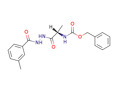 <i>N</i>-(<i>N</i>-benzyloxycarbonyl-L-alanyl)-<i>N</i>'-<i>m</i>-toluoyl-hydrazine
