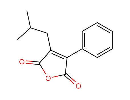 Molecular Structure of 104595-11-1 (3-isobutyl-4-phenylfuran-2,5-dione)