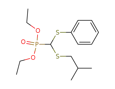 isobutylthio(phenylthio)methanephosphonate