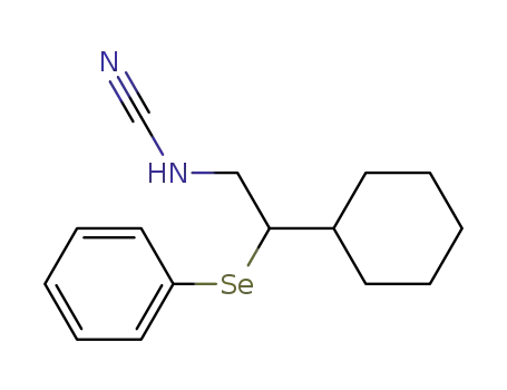 Molecular Structure of 111735-17-2 (Cyanamide, [2-cyclohexyl-2-(phenylseleno)ethyl]-)