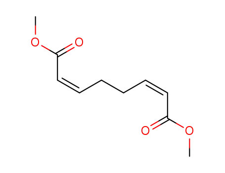 Molecular Structure of 32347-20-9 ((2Z,6Z)-octa-2,6-dienedioic acid dimethyl ester)