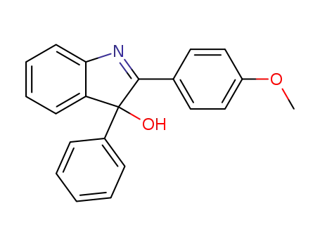 3-Hydroxy-2-(p-methoxyphenyl)-3-phenyl-3H-indol