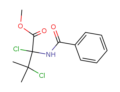 N-benzoyl-2,3-dichlorovaline methyl ester