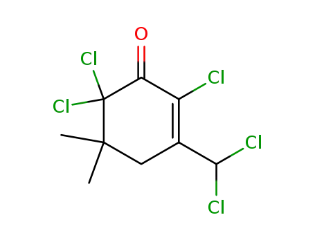 2,6,6-Trichloro-3-(dichloromethyl)-5,5-dimethylcyclohex-2-en-1-one