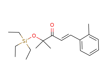 (E)-4-triethylsilyloxy-4-methyl-1-o-methylphenylpent-1-en-3-one