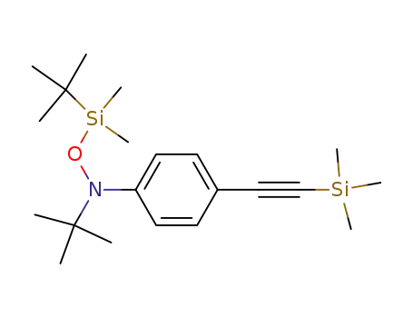 4-trimethylsilanylethynyl-1-[N-tert-butyl-N-(tert-butyldimethylsilyloxy)amino]benzene