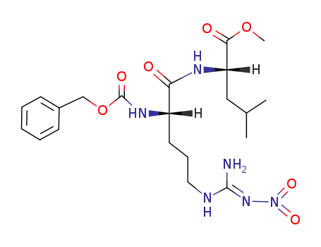 Molecular Structure of 5289-88-3 (Z-Arg(NO<sub>2</sub>)-Leu-OCH<sub>3</sub>)