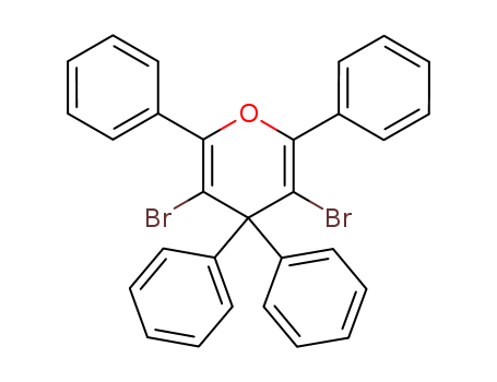 4H-Pyran, 3,5-dibromo-2,4,4,6-tetraphenyl-
