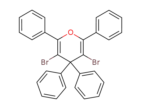 Molecular Structure of 142115-65-9 (4H-Pyran, 3,5-dibromo-2,4,4,6-tetraphenyl-)