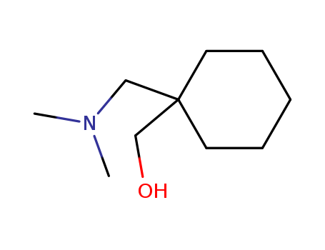 Molecular Structure of 39943-40-3 (Cyclohexanemethanol, 1-[(dimethylamino)methyl]-)