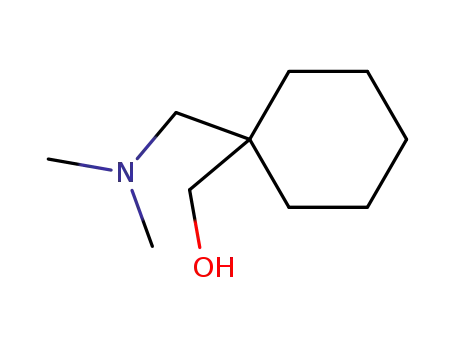 Molecular Structure of 39943-40-3 (Cyclohexanemethanol, 1-[(dimethylamino)methyl]-)