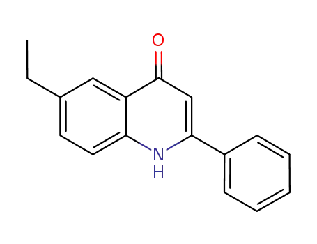 Molecular Structure of 1070879-71-8 (6-ETHYL-2-PHENYL-4-QUINOLINOL)