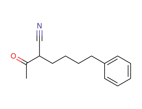2-Acetyl-6-phenyl-hexanenitrile