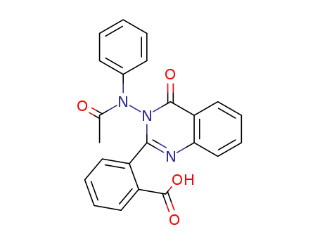 2-[3-(N-acetyl-phenylamino)-4-oxo-3,4-dihydroquinazolin-2-yl]benzoic acid