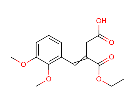 Butanedioic acid,2-[(2,3-dimethoxyphenyl)methylene]-, 1-ethyl ester cas  65210-61-9