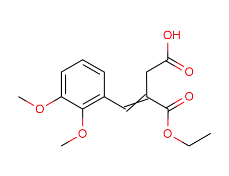 Molecular Structure of 65210-61-9 (4-(2,3-dimethoxyphenyl)-3-(ethoxycarbonyl)but-3-enoic acid)
