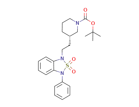 tert-butyl (3S)-3-(2-(2,2-dioxido-3-phenyl-2,1,3-benzothiadiazol-1(3H)-yl)ethyl)piperidine-1-carboxylate