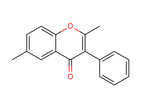Molecular Structure of 7294-83-9 (4H-1-Benzopyran-4-one, 2,6-dimethyl-3-phenyl-)