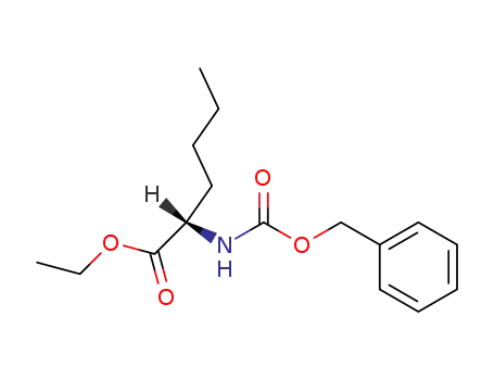 Molecular Structure of 126401-01-2 (Norleucine, N-[(phenylmethoxy)carbonyl]-, ethyl ester)