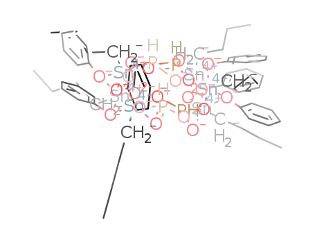 Molecular Structure of 503454-05-5 (([(n-BuSn)3(μ3-O)(OC6H5)3]2[HPO3]4))