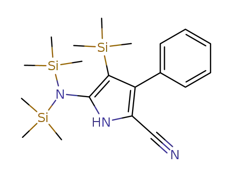 1H-Pyrrole-2-carbonitrile,
5-[bis(trimethylsilyl)amino]-3-phenyl-4-(trimethylsilyl)-