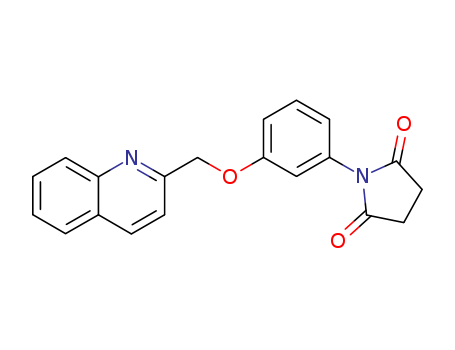 2,5-Pyrrolidinedione,1-[3-(2-quinolinylmethoxy)phenyl]-