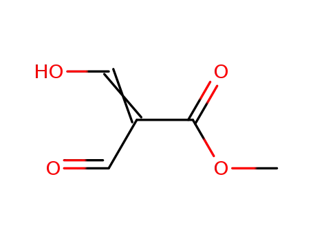 Molecular Structure of 39947-70-1 (2-Formyl-3-hydroxyacrylic acid methyl ester)