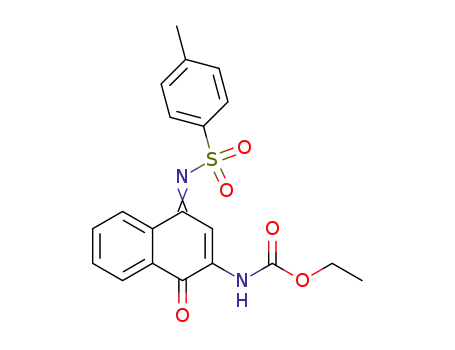 2-ethoxycarbonylamino-N-p-tolylsulfonyl-1,4-naphthoquinoneimine