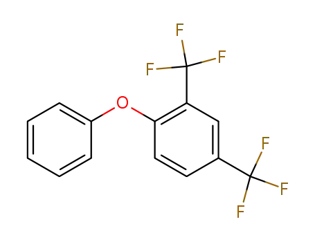 Molecular Structure of 643-83-4 (Benzene, 1-phenoxy-2,4-bis(trifluoromethyl)-)