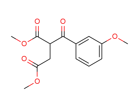 Molecular Structure of 792-56-3 (4α-(3-Methoxybenzoyl)-bernteinsaeure-dimethylester)